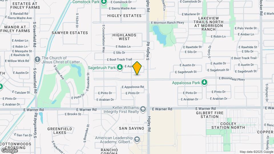 3122 E Bloomfield Pkwy Map and Location Details