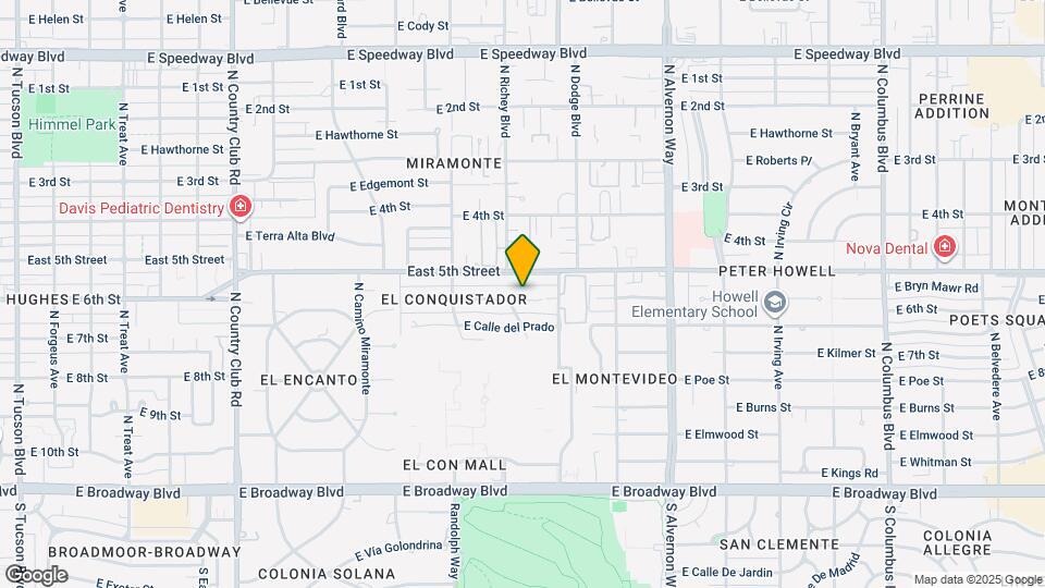 3615 E Calle Alarcon Map and Location Details