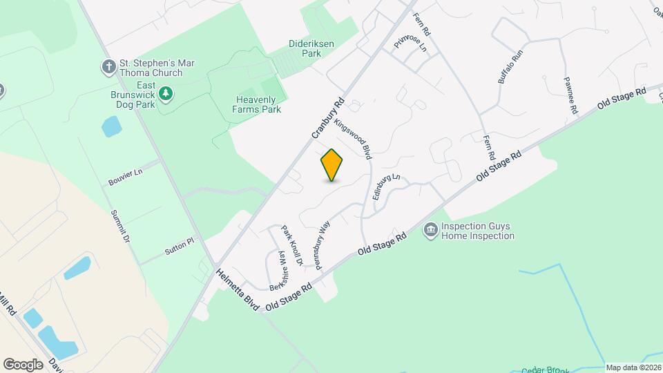 1001 Cypress Ln Map and Location Details