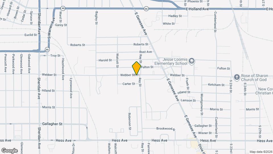 3328 Webber St Map and Location Details