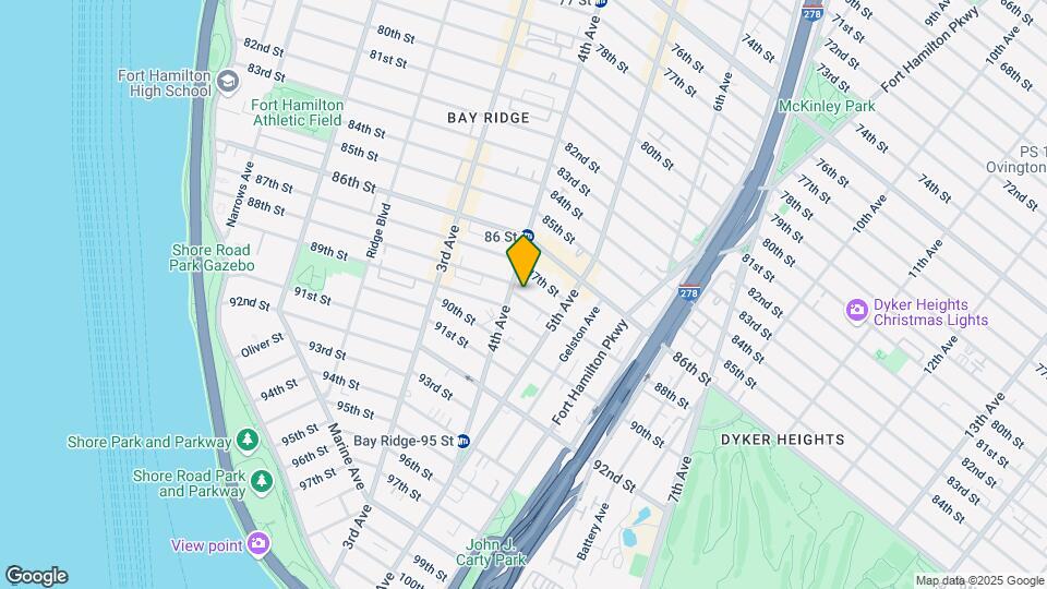 411 88th St Map and Location Details