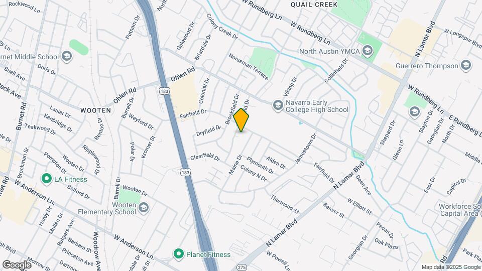 1202 Artesian Cir Map and Location Details