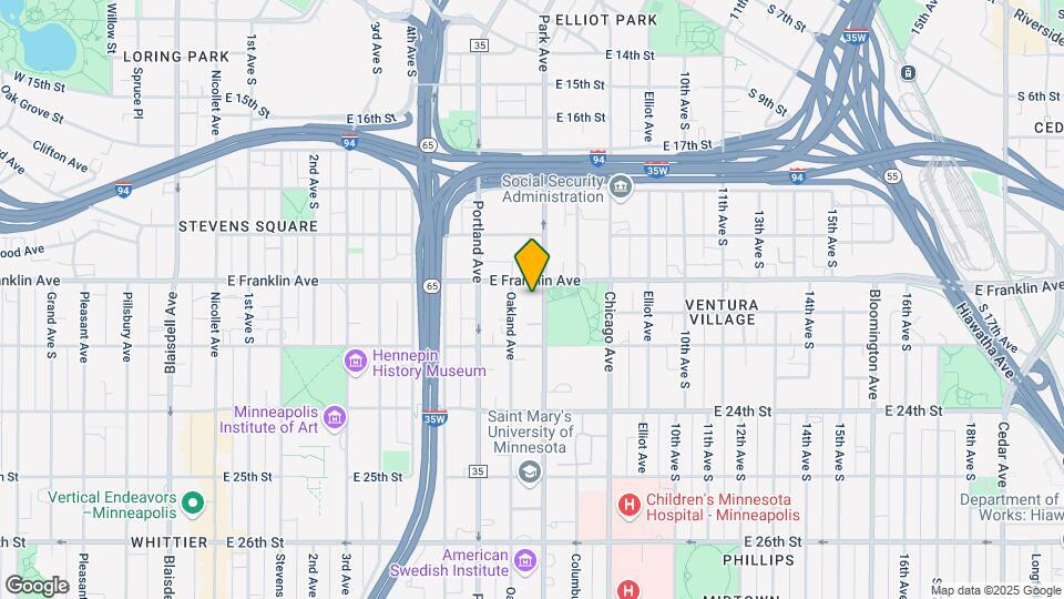 2010-2012 Park Ave Map and Location Details
