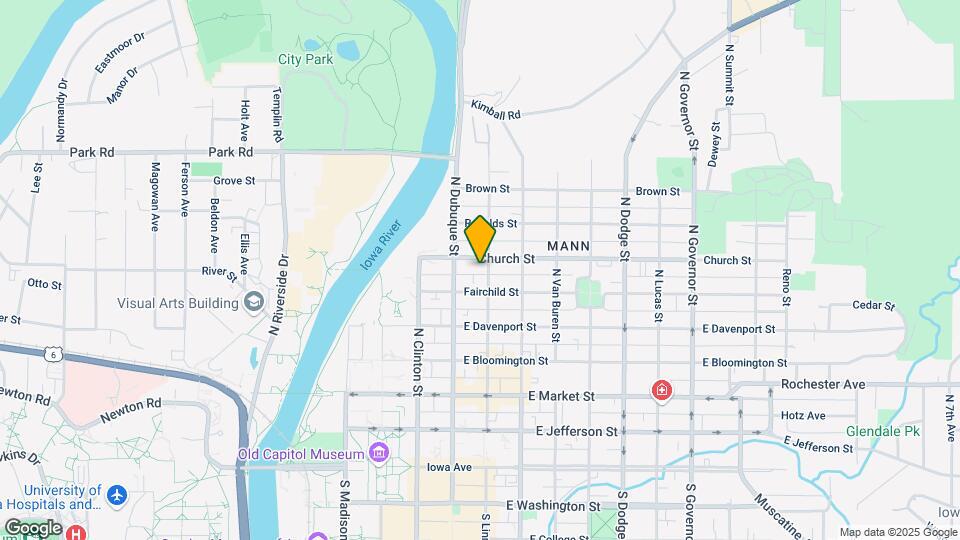 521 N Linn St Mapa y Detalles de la Ubicación