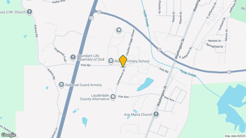 402 Commerce St Map and Location Details