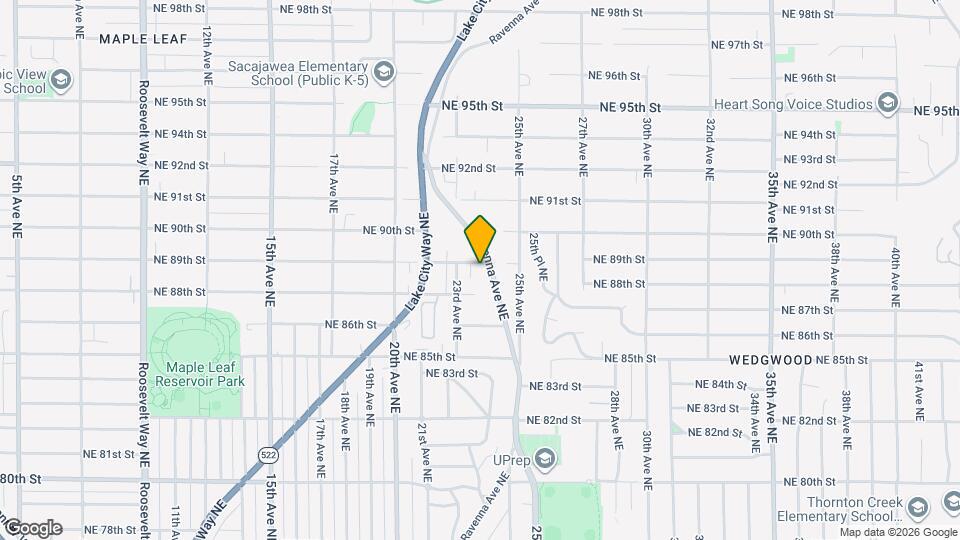 2323 NE 89th St Map and Location Details
