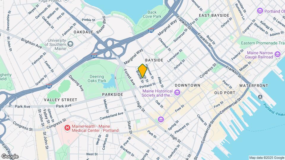 25 Brattle St Map and Location Details