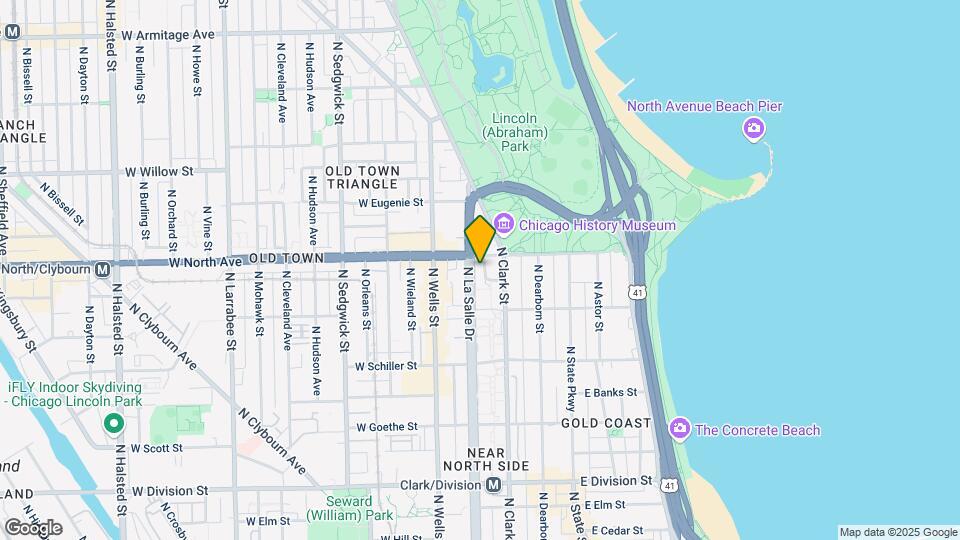 1560 N Sandburg Ter, Unit 1703 Map and Location Details