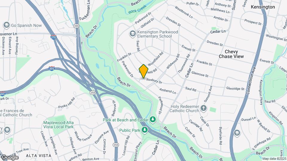 4614 ROXBURY Dr Map and Location Details