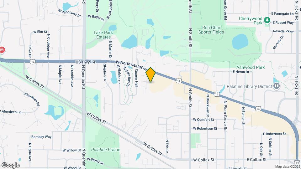 653 N Hidden Prairie Ct Map and Location Details