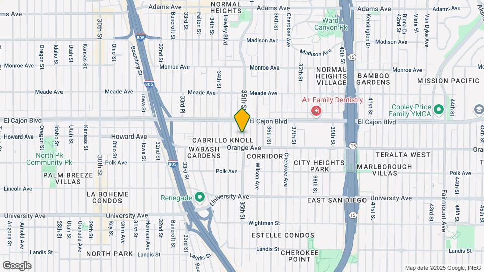 4234-4244 35th St Map and Location Details