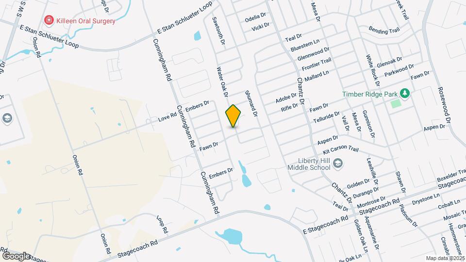 4608 Water Oak Dr Map and Location Details