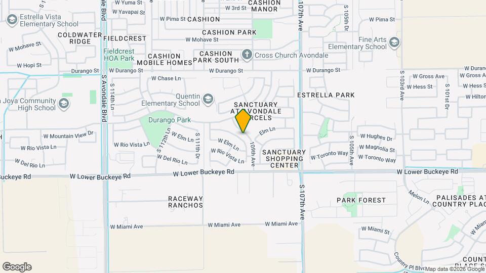 10950 W Mountain View Dr Map and Location Details