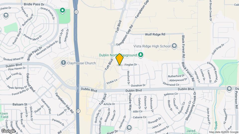 6026 Finglas Dr Map and Location Details