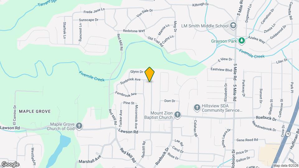 332 Glynn Dr Map and Location Details