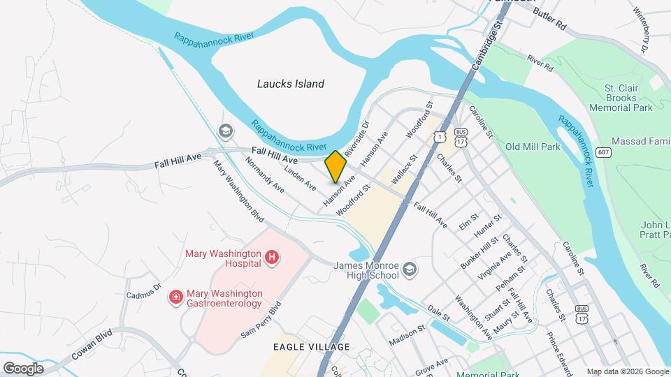 601 Hanson Ave Mapa y Detalles de la Ubicación