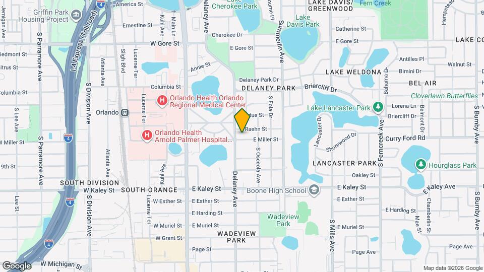 413 E Miller St Map and Location Details