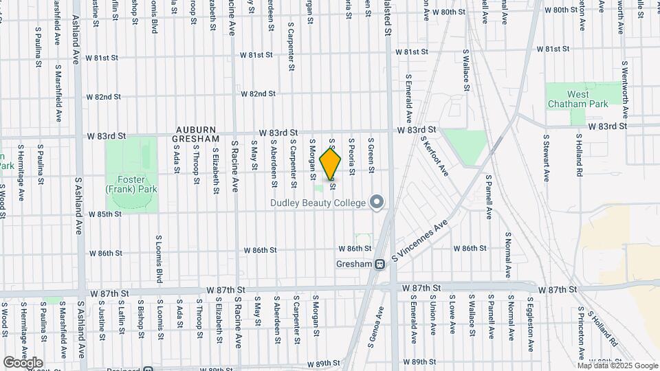 8418 S Sangamon St Map and Location Details