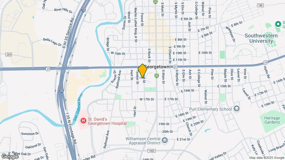 1404 Forest St Map and Location Details