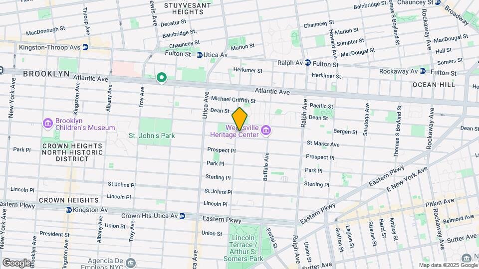 1251 St Marks Ave Map and Location Details