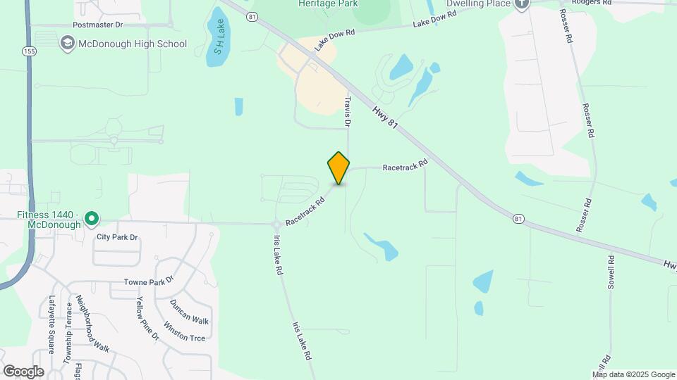 752 Racetrack Rd Map and Location Details