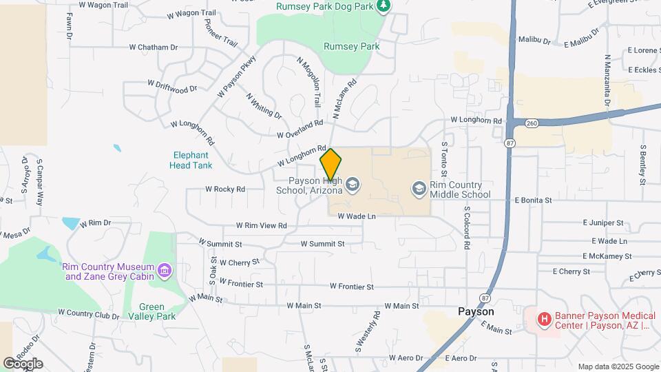 Payson Seniors Apartments Map and Location Details