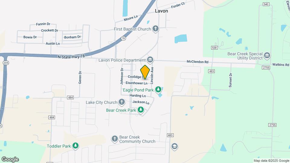 439 Eisenhower Ln Map and Location Details