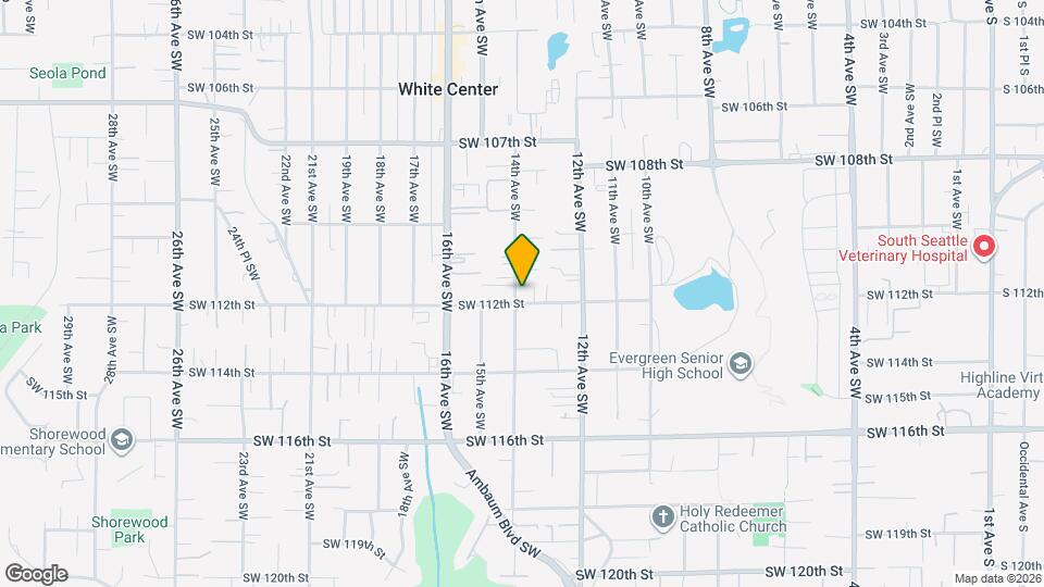 1254 SW 112th St Map and Location Details