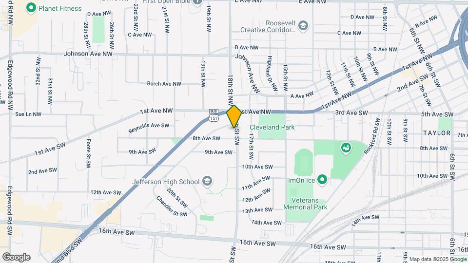 146 18th St SW Map and Location Details