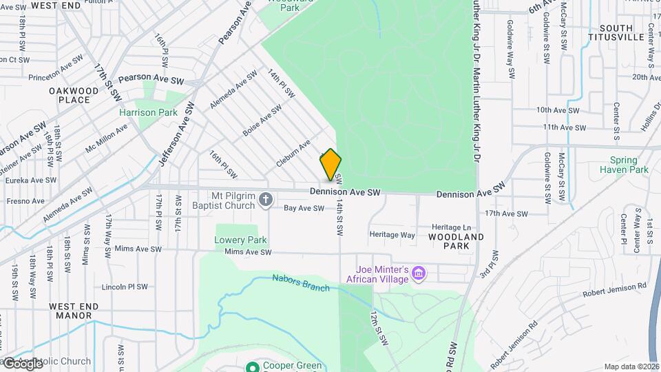 1508 Dennison Ave SW Map and Location Details