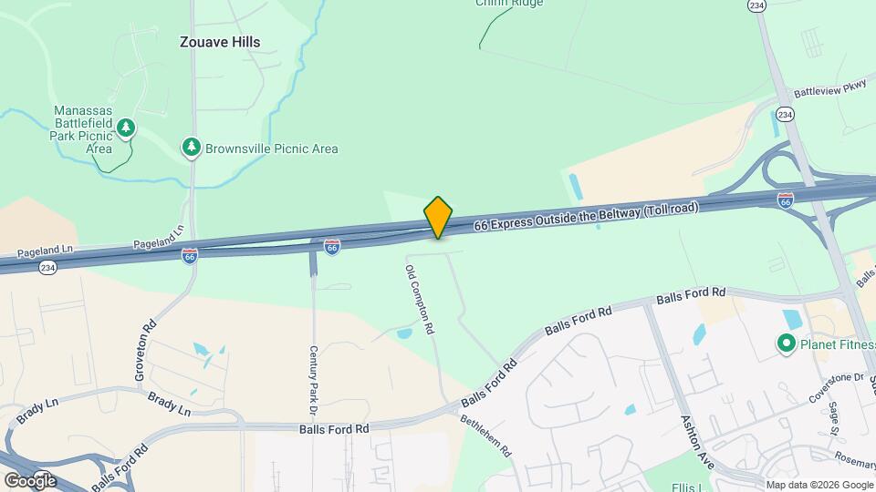 7297 Jacksonville Ave Map and Location Details