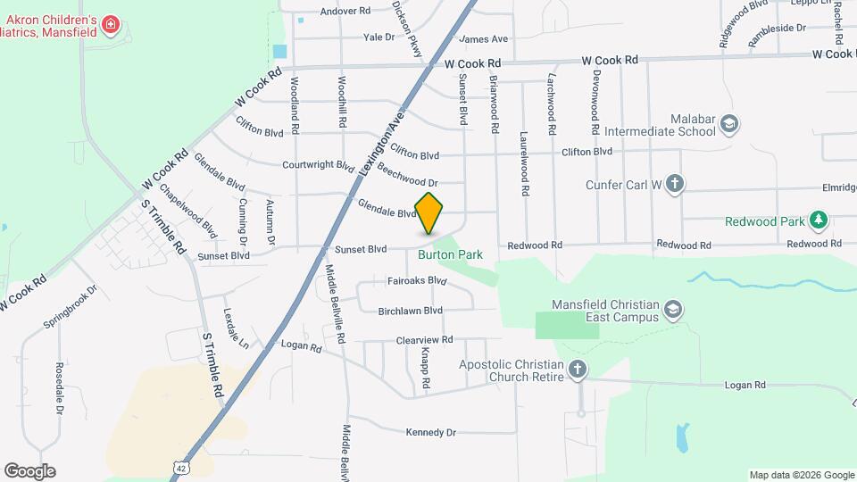 500 Sunset Blvd Map and Location Details