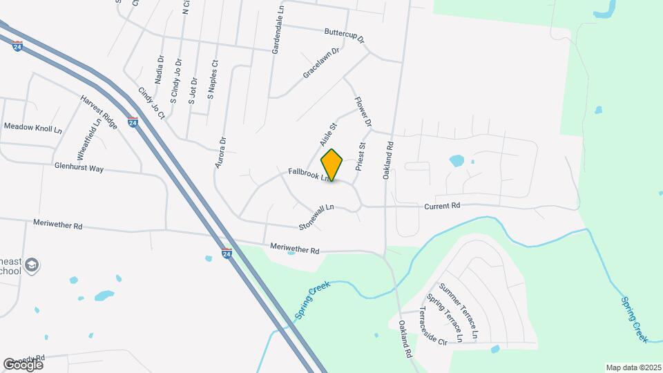 632 Fallbrook Ln Map and Location Details