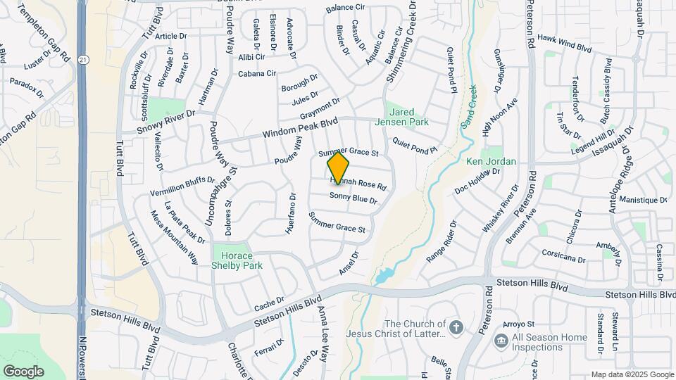 6430 Sonny Blue Drive Mapa y Detalles de la Ubicación