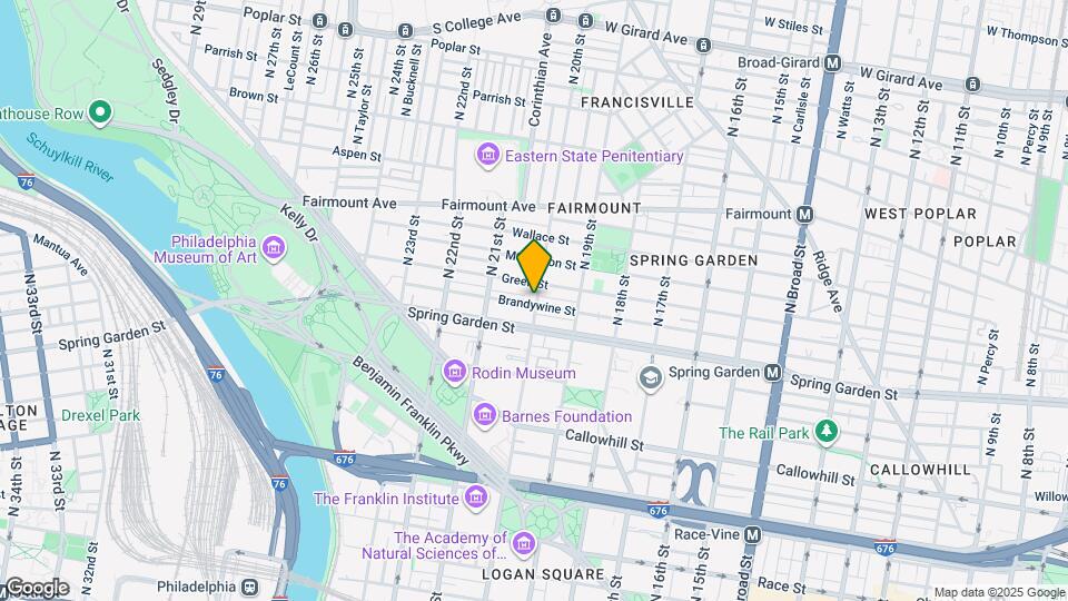 2001 Brandywine St Map and Location Details