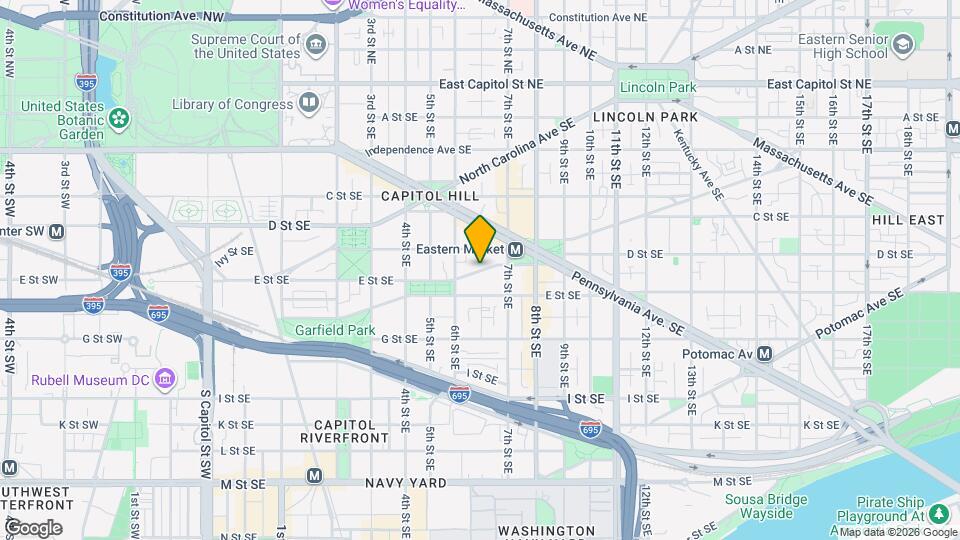 628 South Carolina Ave SE Map and Location Details