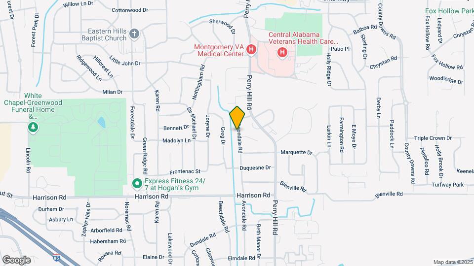 530 Avondale Rd Map and Location Details
