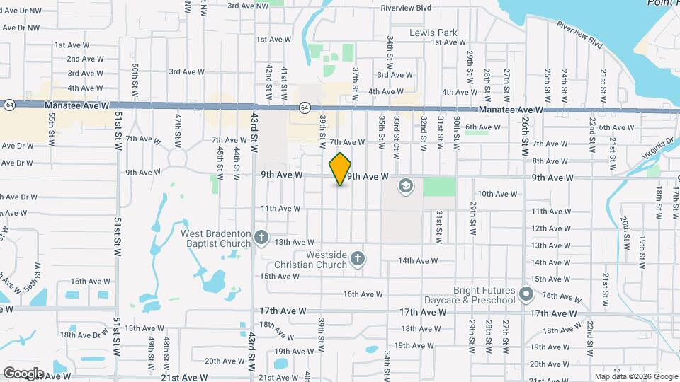 923 38th St W Mapa y Detalles de la Ubicación