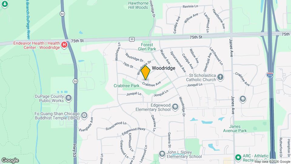 7718 Butternut Ct Map and Location Details