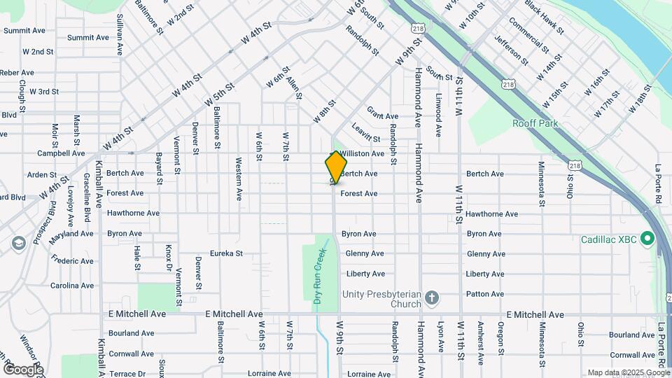 1101 Forest Ave Map and Location Details