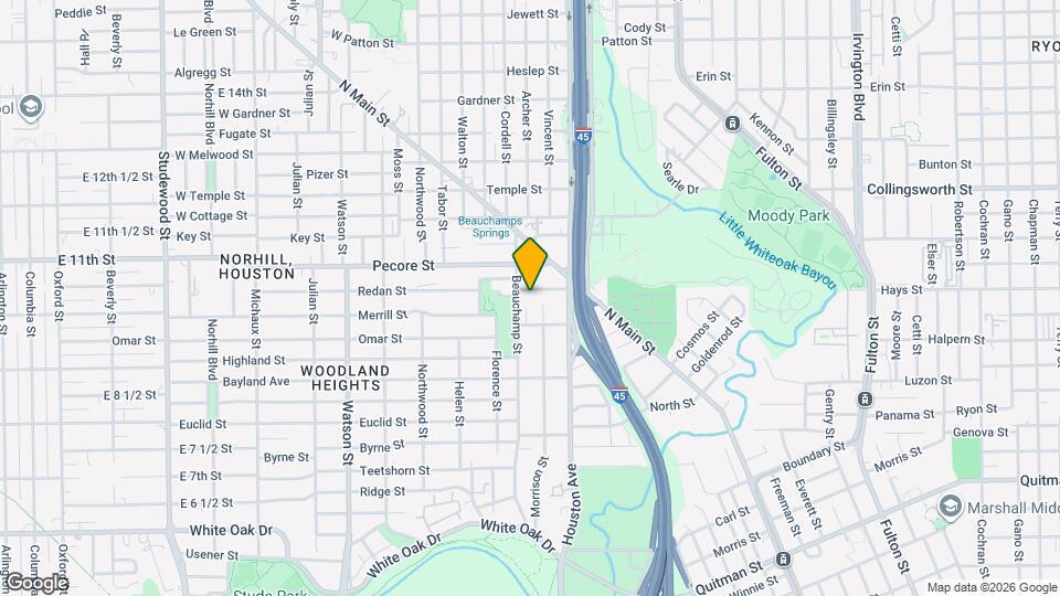 216 Redan St Map and Location Details