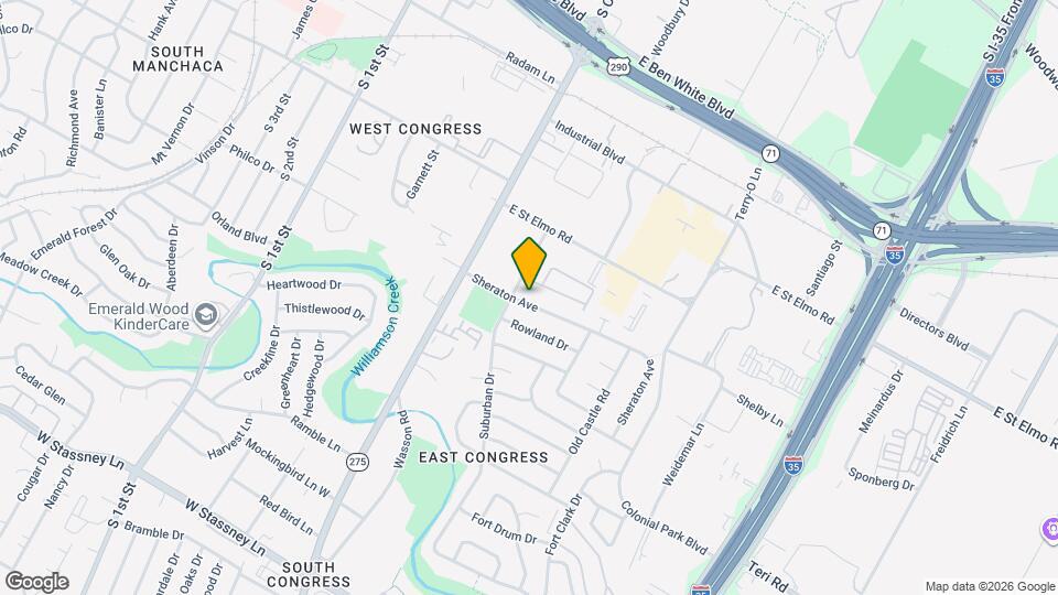 204 Sheraton Ave Map and Location Details