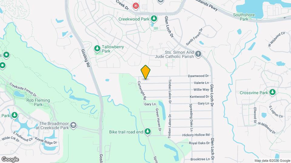 3622 Valerie Ln Map and Location Details