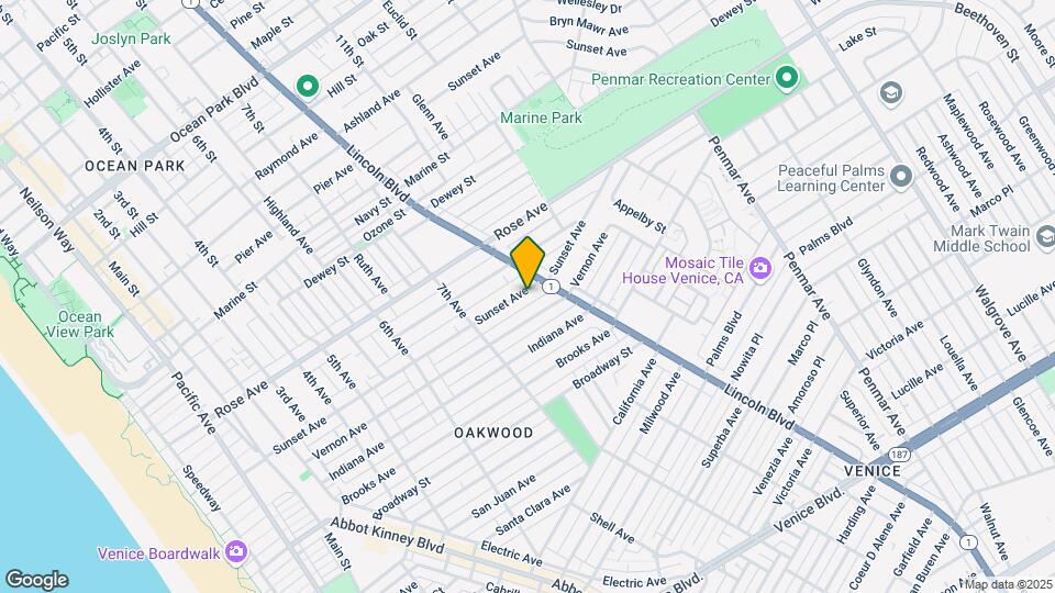 766 Sunset Ave Map and Location Details