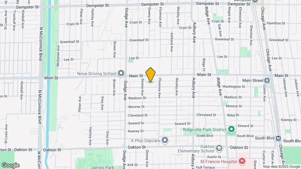 1625 Washington St, Unit 2 Mapa y Detalles de la Ubicación