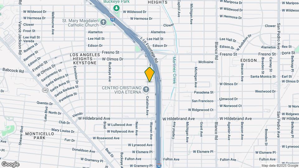 1333 Santa Barbara St Map and Location Details