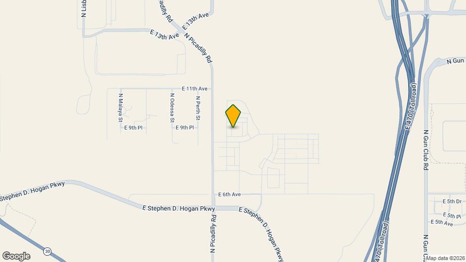 21894 E 9th Pl Mapa y Detalles de la Ubicación