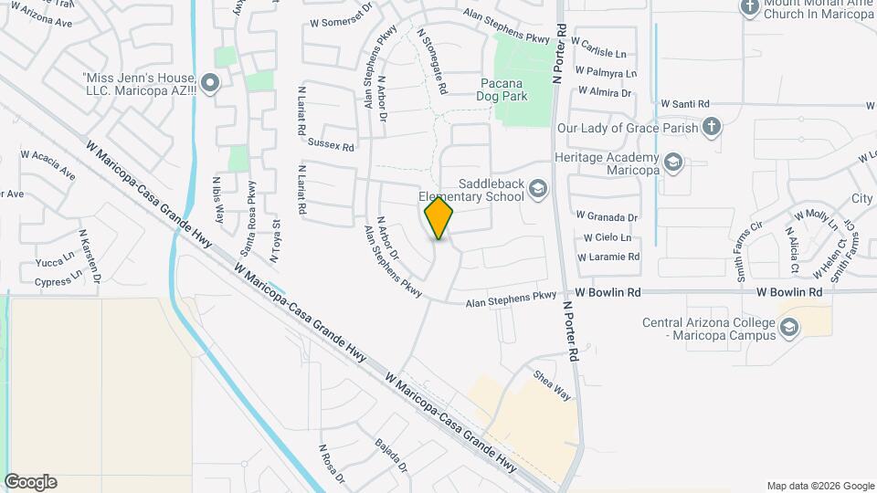 18241 N Crestview Ln Mapa y Detalles de la Ubicación