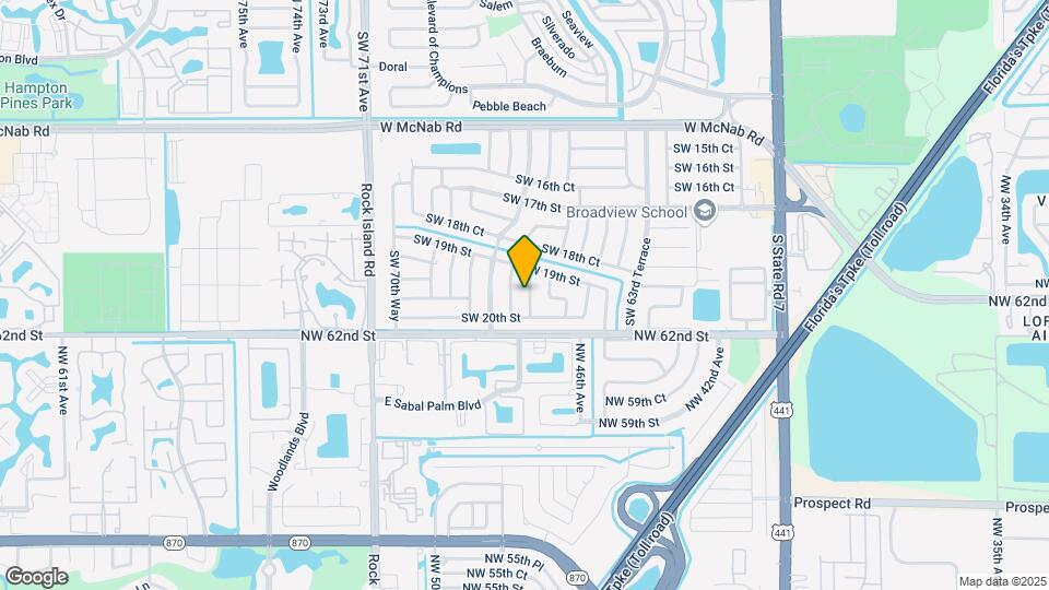 1929 SW 67th Ave Map and Location Details