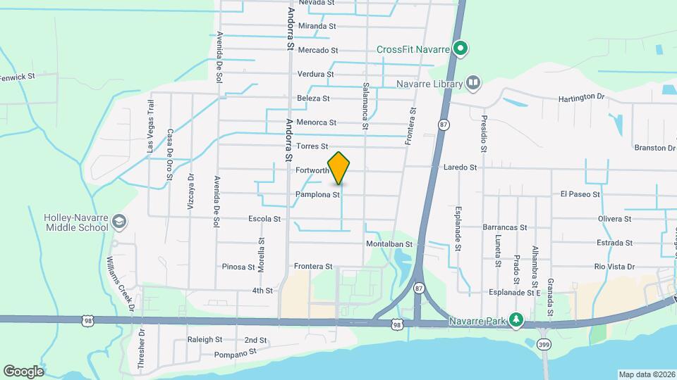 8294 Pamplona St Map and Location Details